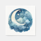 Sterren en maan dromerige servet (Voorkant)