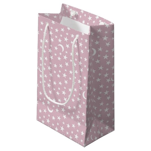 Sterren en Maan Klein Cadeauzakje (Voorkant Gekanteld)