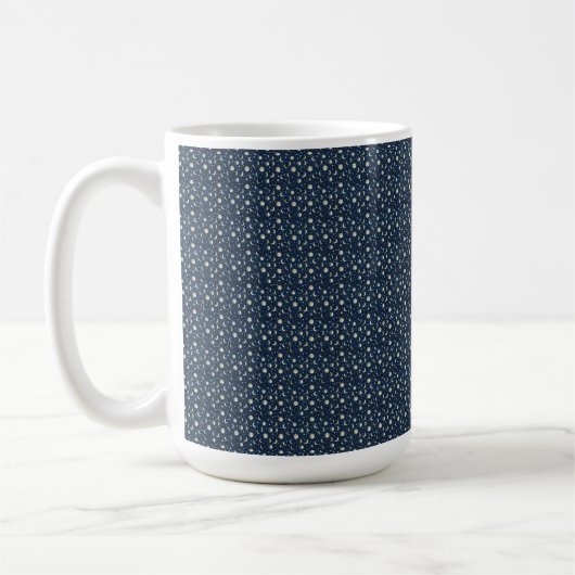 Sterren en Maan Patroon Koffiemok (Links)