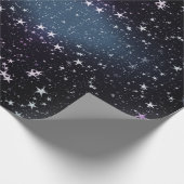 Sterren en meer sterren in de hemel cadeaupapier (Hoek)