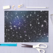 Sterren en meer sterren in de hemel tissuepapier (Craft)