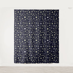 Sterren en moons wandkleed