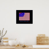 sterren en muziek poster (Keuken)