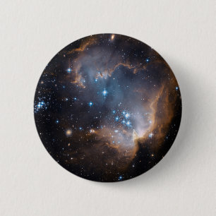 Sterren en Nebulae Ronde Button 5,7 Cm