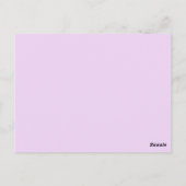 Sterren en pentagram briefkaart (Achterkant)