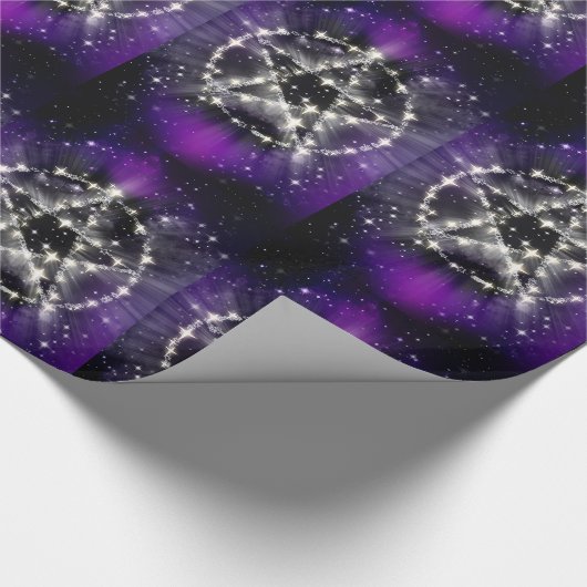 Sterren en pentagram inpakpapier (Hoek)