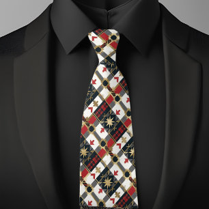 Sterren en Pijlen Plaid Stropdas