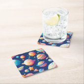 Sterren en planeten patroon kartonnen onderzetters (Insitu)