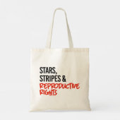 Sterren en reproductieve rechten tote bag (Achterkant)