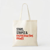 Sterren en reproductieve rechten tote bag (Voorkant)