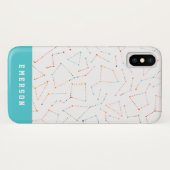 sterren en ruimtevaart - astronomisch patroon Case-Mate iPhone case (Achterkant (horizontaal))