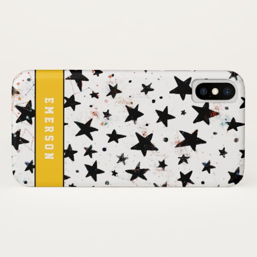 sterren en ruimtevaart - astronomisch patroon Case-Mate iPhone case (Achterkant (horizontaal))