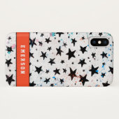 sterren en ruimtevaart - astronomisch patroon Case-Mate iPhone case (Achterkant (horizontaal))
