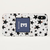 sterren en ruimtevaart - astronomisch patroon Case-Mate iPhone case (Achterkant (horizontaal))