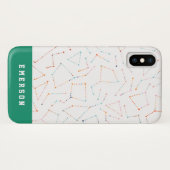 sterren en ruimtevaart - astronomisch patroon Case-Mate iPhone case (Achterkant (horizontaal))