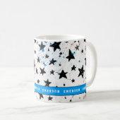 sterren en ruimtevaart - astronomisch patroon koffiemok (Voorkant rechts)