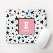 sterren en ruimtevaart - astronomisch patroon muismat (Met muis)