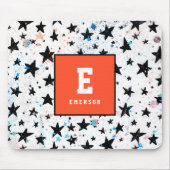 sterren en ruimtevaart - astronomisch patroon muismat (Voorkant)