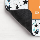 sterren en ruimtevaart - astronomisch patroon muismat (Hoek)