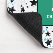 sterren en ruimtevaart - astronomisch patroon muismat (Hoek)