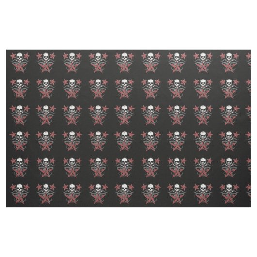 Sterren en schedelweefsel stof (Fat Quarter)