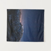 Sterren en sneeuwbergen wandkleed (Voorkant (horizontaal))