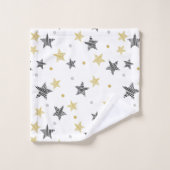 Sterren en Stippen Bad Handdoek (Wasdoekje)