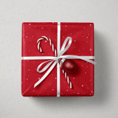 Sterren en stippen rood wit leuk kerst cadeaupapier