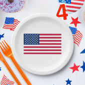 Sterren en strepen 4 juli Amerikaanse vlag Papieren Bordje