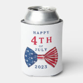 Sterren en strepen 4 juli blikjeskoeler (Blikje Voorkant)