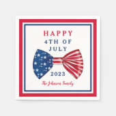 Sterren en strepen 4 juli servet (Voorkant)