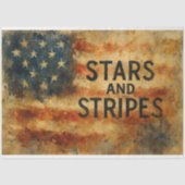 Sterren en strepen Abstracte Decoupage Papier (Voorkant)