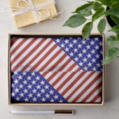 Sterren en Strepen Achtergrond Tissuepapier (Geschenk)