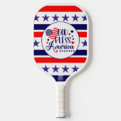 Sterren en strepen Amerika Pickleball Paddle (Voorkant)