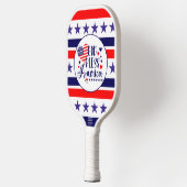 Sterren en strepen Amerika Pickleball Paddle (Links)