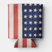  sterren en strepen Amerikaanse vlag Blikjeskoeler (Voorkant)