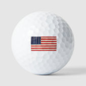  sterren en strepen Amerikaanse vlag Golfballen (Voorkant)