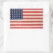 sterren en strepen Amerikaanse vlag Rechthoekige Sticker (Tas)