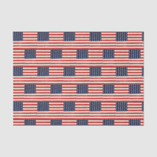 sterren en strepen Amerikaanse vlag Tissuepapier