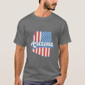 Sterren en strepen Arizona Silhouet T-shirt (Voorkant)