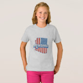Sterren en strepen Arizona Silhouet T-shirt (Voorkant volledig)