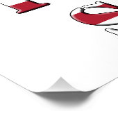 Sterren en strepen Bedankt voor uw service Perfect Poster (Hoek)