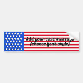Sterren en Strepen Bumpersticker
