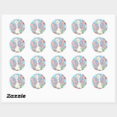 Sterren en strepen catterfly stickers (Vel)