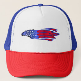 Sterren en strepen Eagle Trucker Hoed Pet