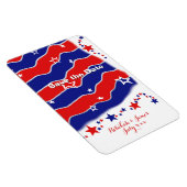 Sterren en strepen gepersonaliseerd SAVE THE DATE Magneet (Rechterzijde)