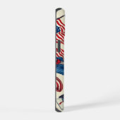 Sterren en strepen Grootvader's unieke telefoonhoe iPhone 15 Case (Rechterkant)