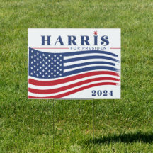 Sterren en strepen Harris voor President 2024