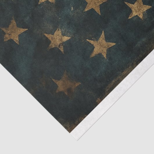 Sterren en strepen in Distress Decoupage Papier (Detail)
