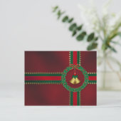 Sterren en strepen Kerst Briefkaart (Staand voorkant)